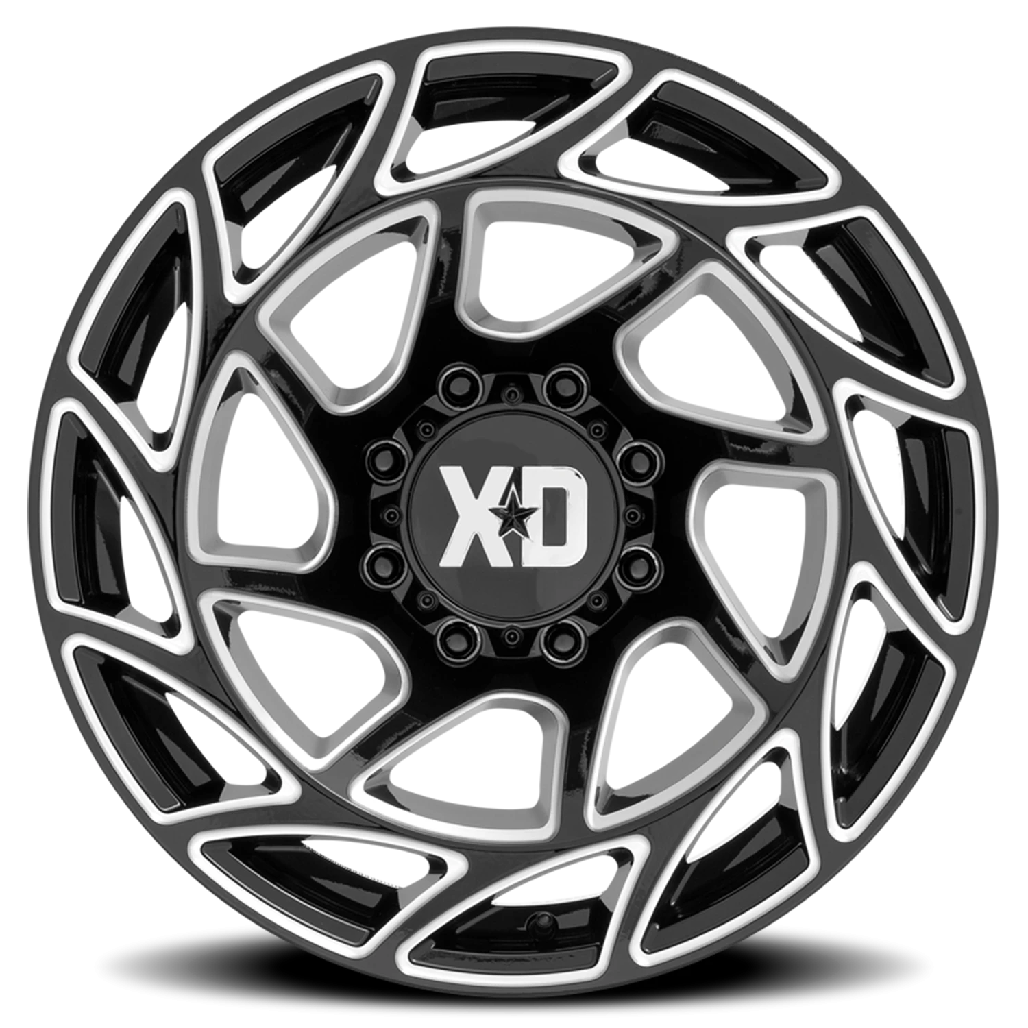 XD Series Onslaught 20x9" 8x170mm 125.1mm CB 0mm Gloss Black Milled