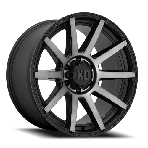 XD Series Outbreak 20x9" 6x139.7mm 100.5mm CB +30mm Satin Black Gray Tint