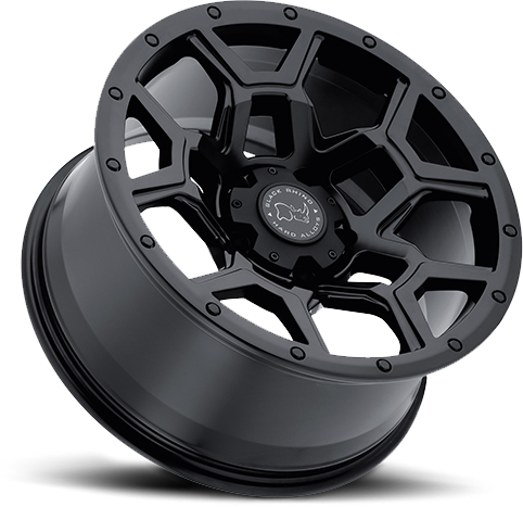 Black Rhino Overland 17x8" 6x130mm 84.1mm CB +52mm Matte Black