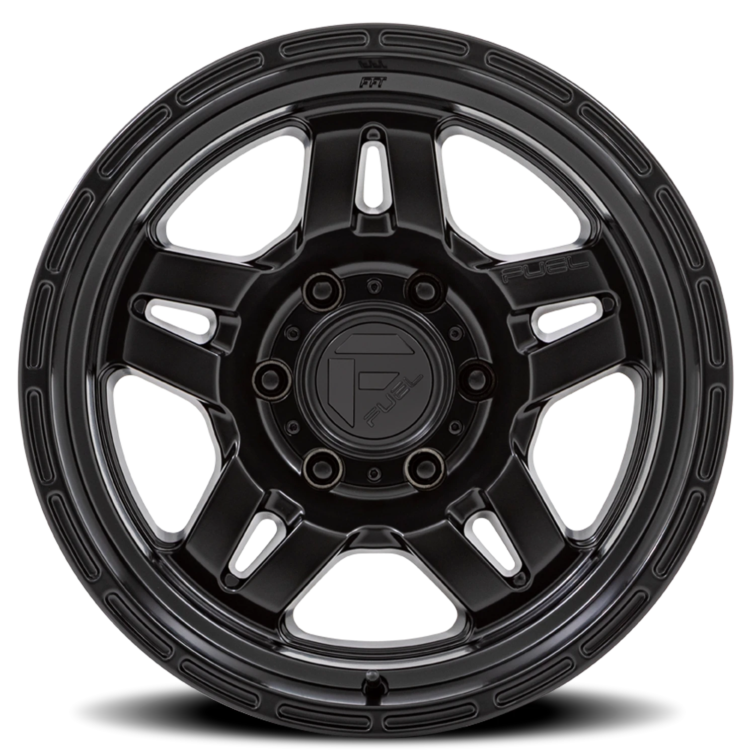 Fuel Oxide 17x8.5" 6x139.7mm 106.1mm CB +1mm Blackout