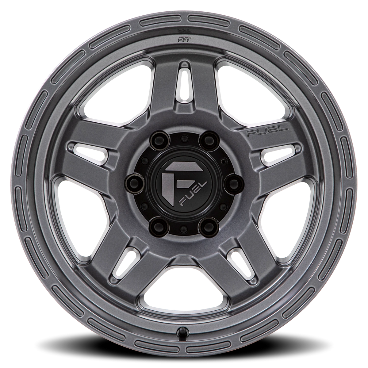 Fuel Oxide 18x9 +1 5x127mm 106.1mm Matte Gunmetal