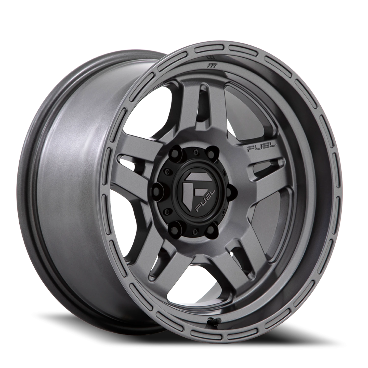 Fuel Oxide 17x8.5" 6x139.7mm 106.1mm CB +1mm Matte Gunmetal
