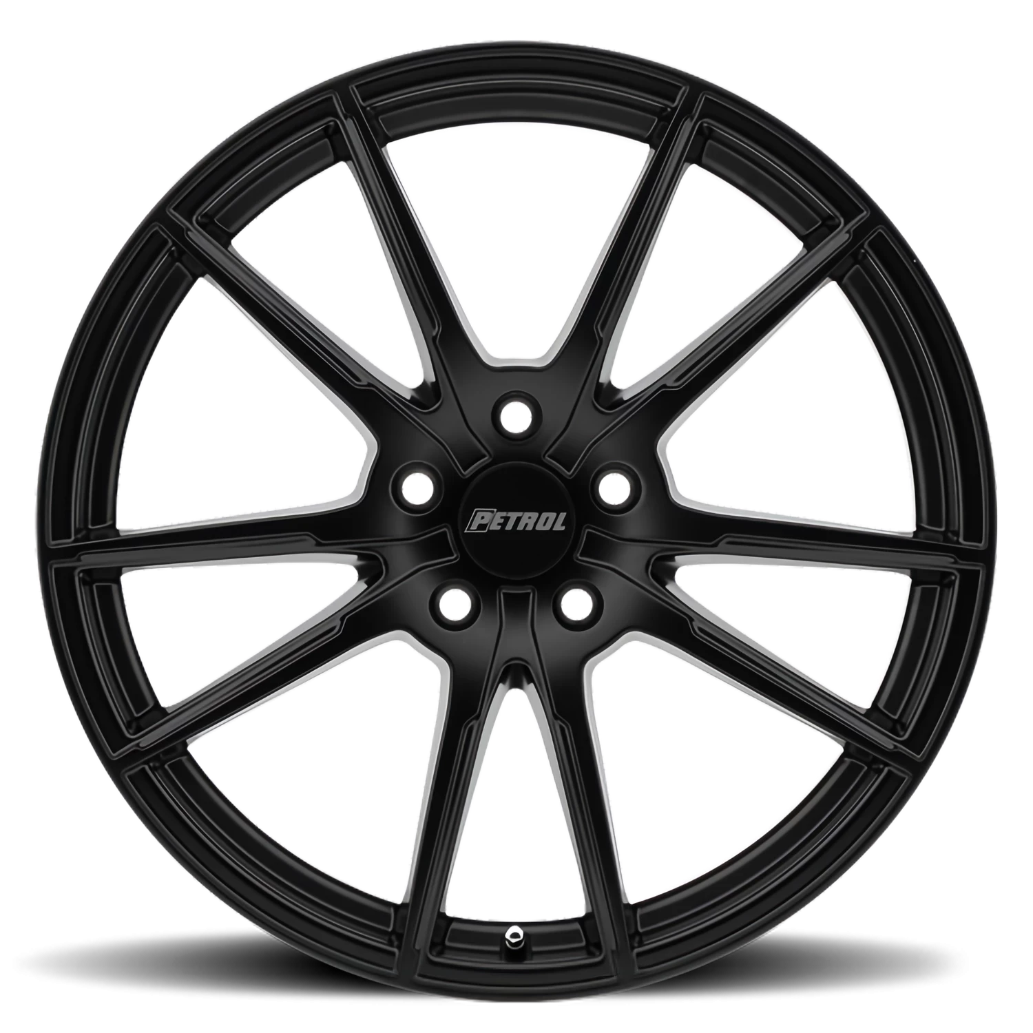 Petrol P0A 19x8" 5x114.3mm 76.1mm CB +40mm Matte Black