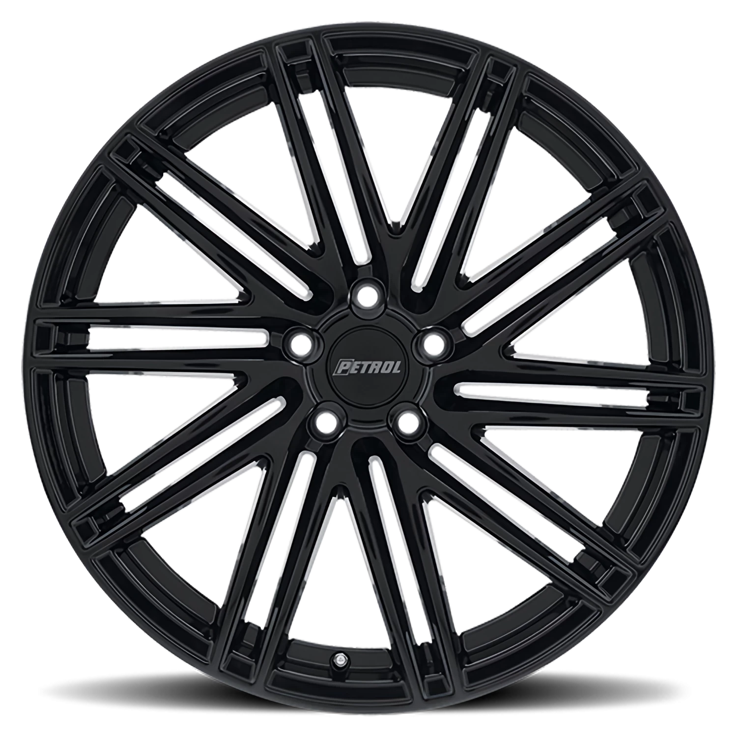 Petrol P1C 18x8" 5x114.3mm 76.1mm CB +40mm Gloss Black