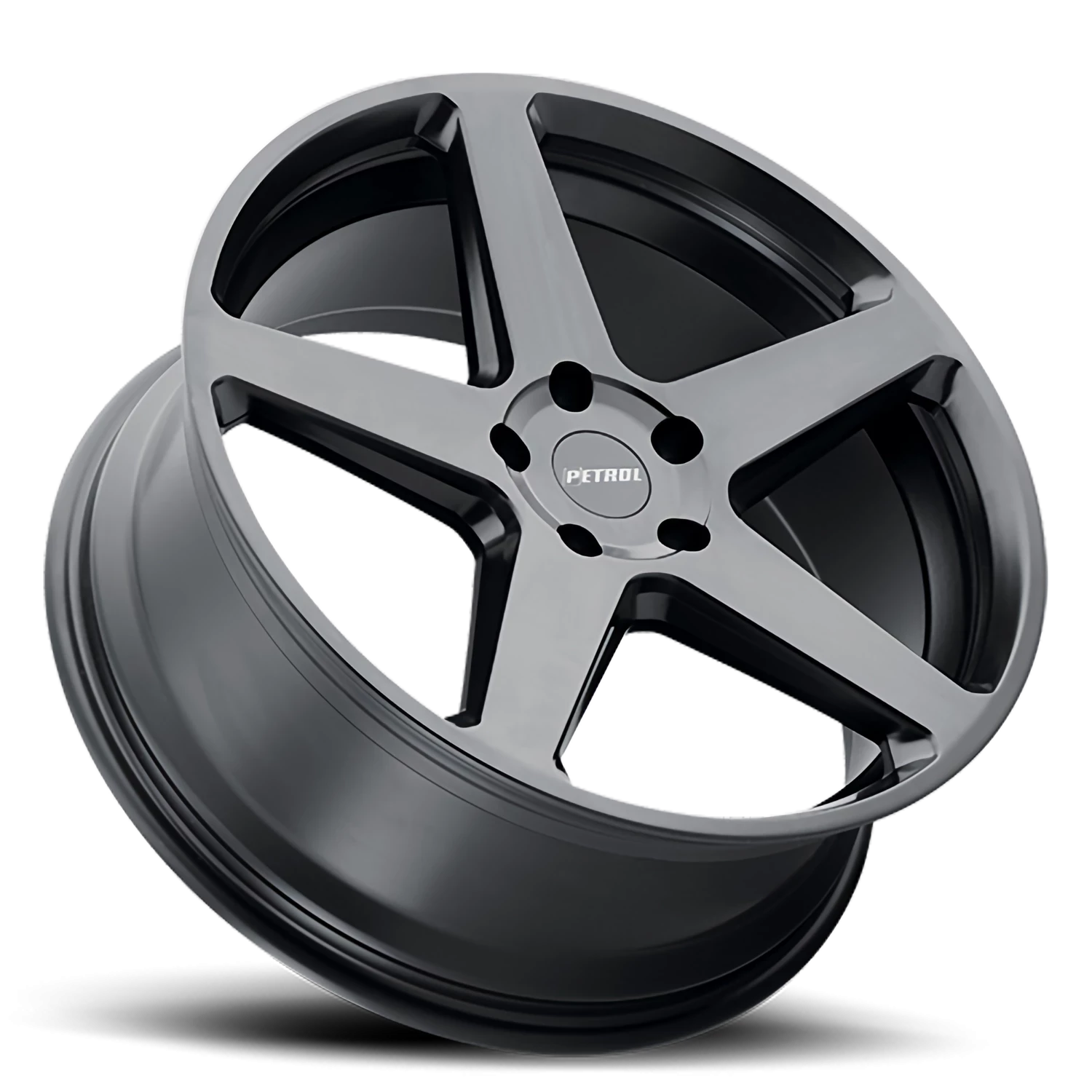 Petrol P2C 16x7" 5x100mm 72.1mm CB +40mm Semi Gloss Black