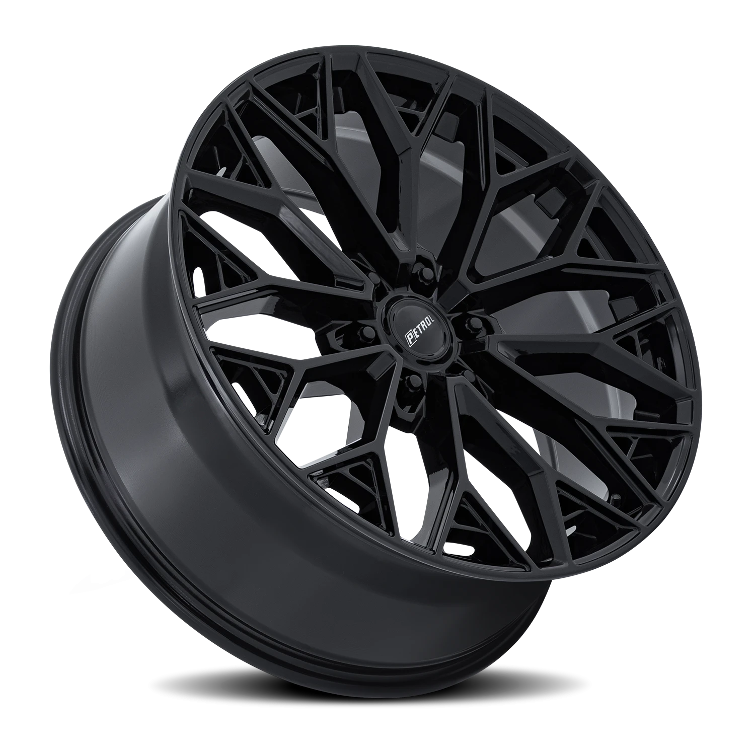 Petrol P5E 20x9.5" 6x135mm 87.1mm CB +30mm Gloss Black