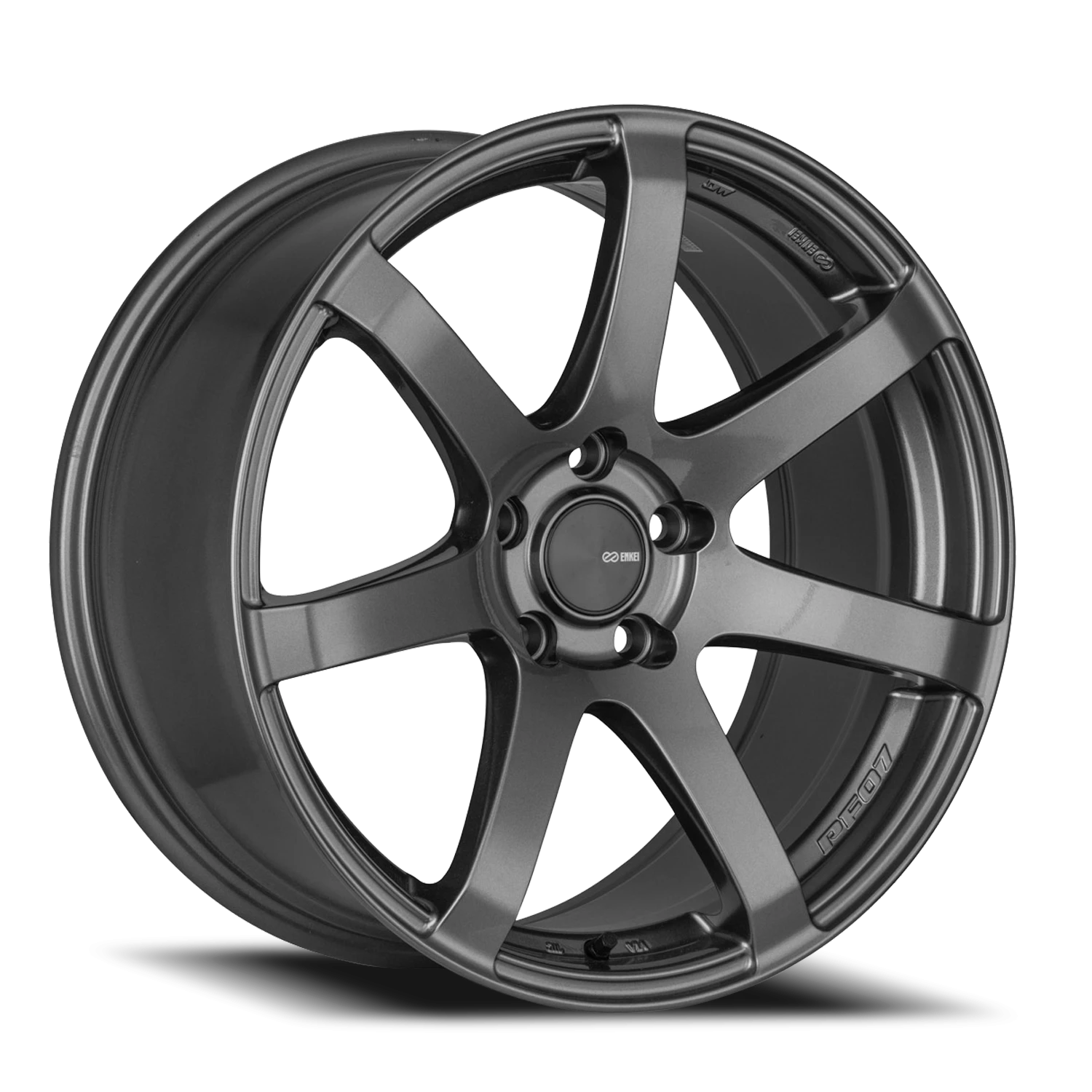 Enkei PF07 19x10 +40 5x114.3mm 75mm Dark Silver