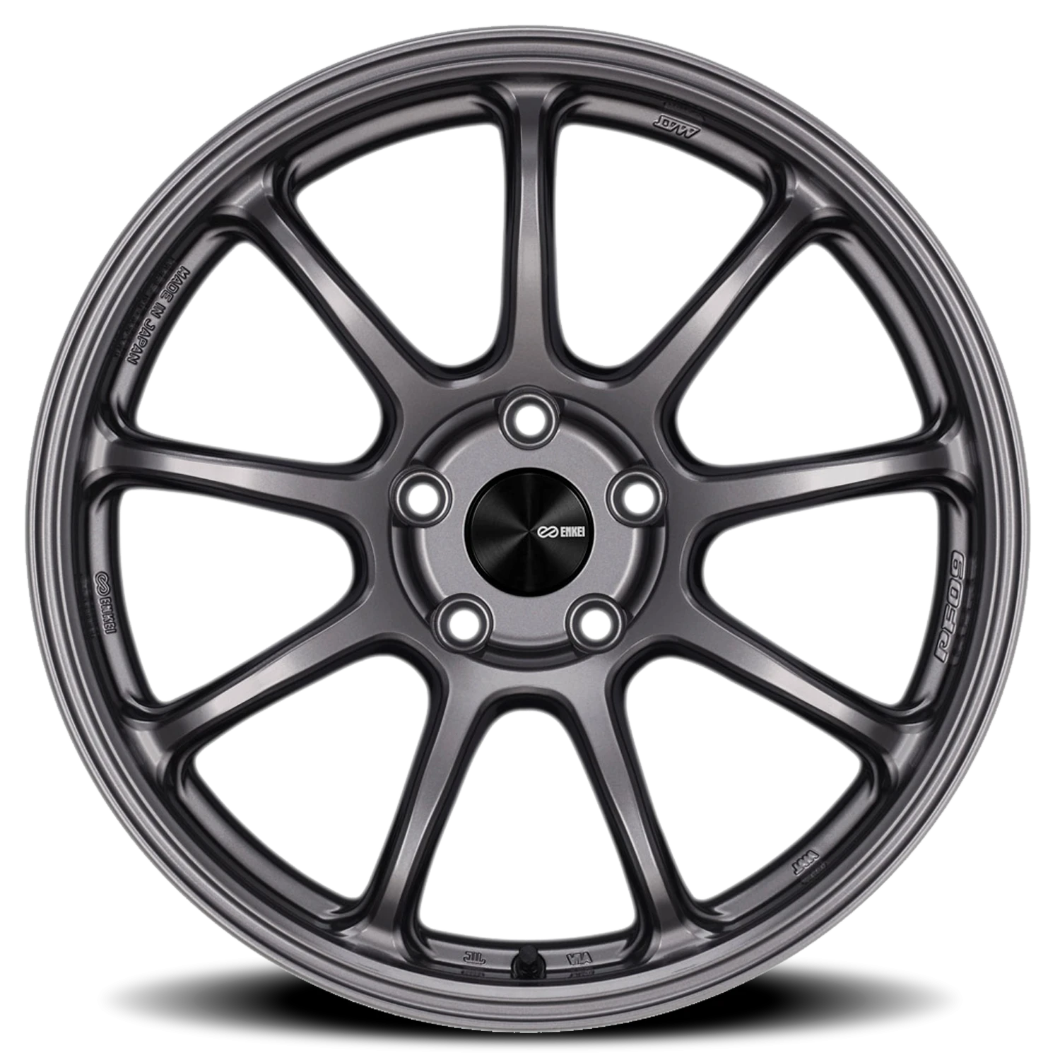 Enkei PF09 DS 18x9.5 +27 5x114.3mm 75mm Dark Silver