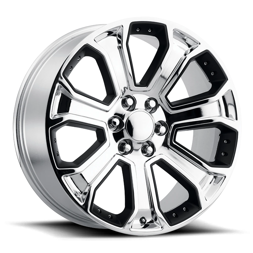 Performance Replica PR113 20x9" 6x139.7mm 78.3mm CB +24mm Chrome Matte Black Accents