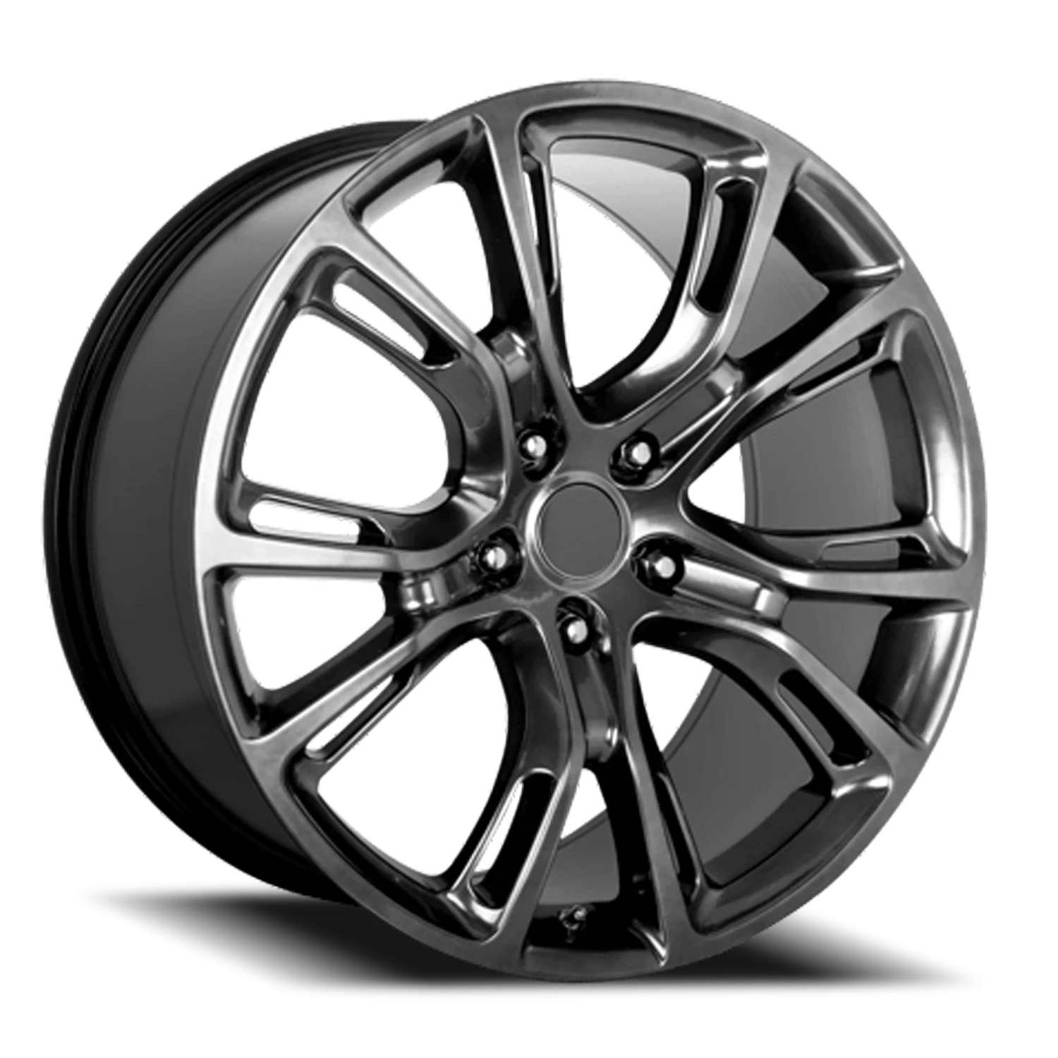 Performance Replica PR137 18x8" 5x127mm 71.5mm CB +34mm Hyper Silver Dark