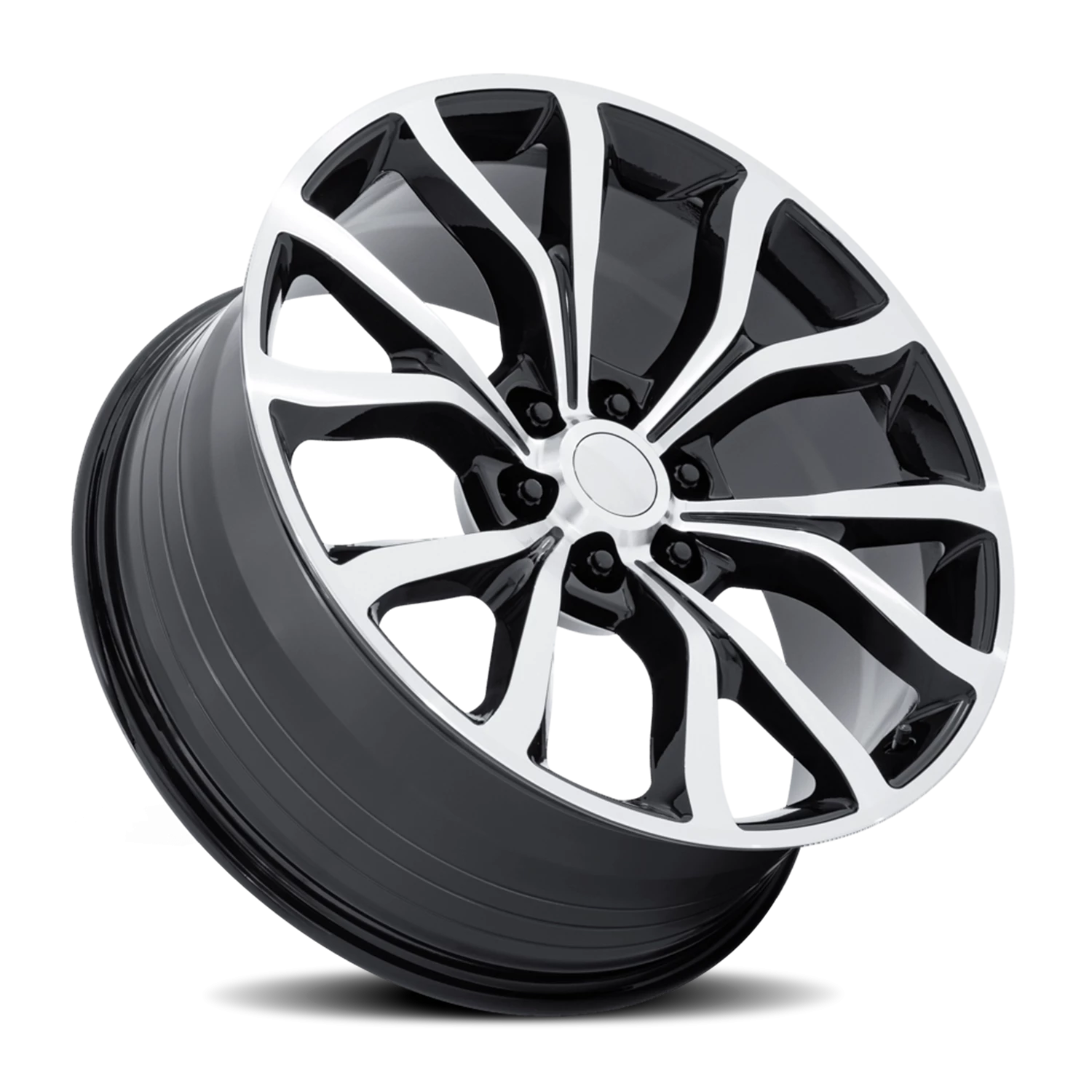Performance Replica PR230 22x9.5" 6x135mm 87.1mm CB +44mm Gloss Black Machined Face