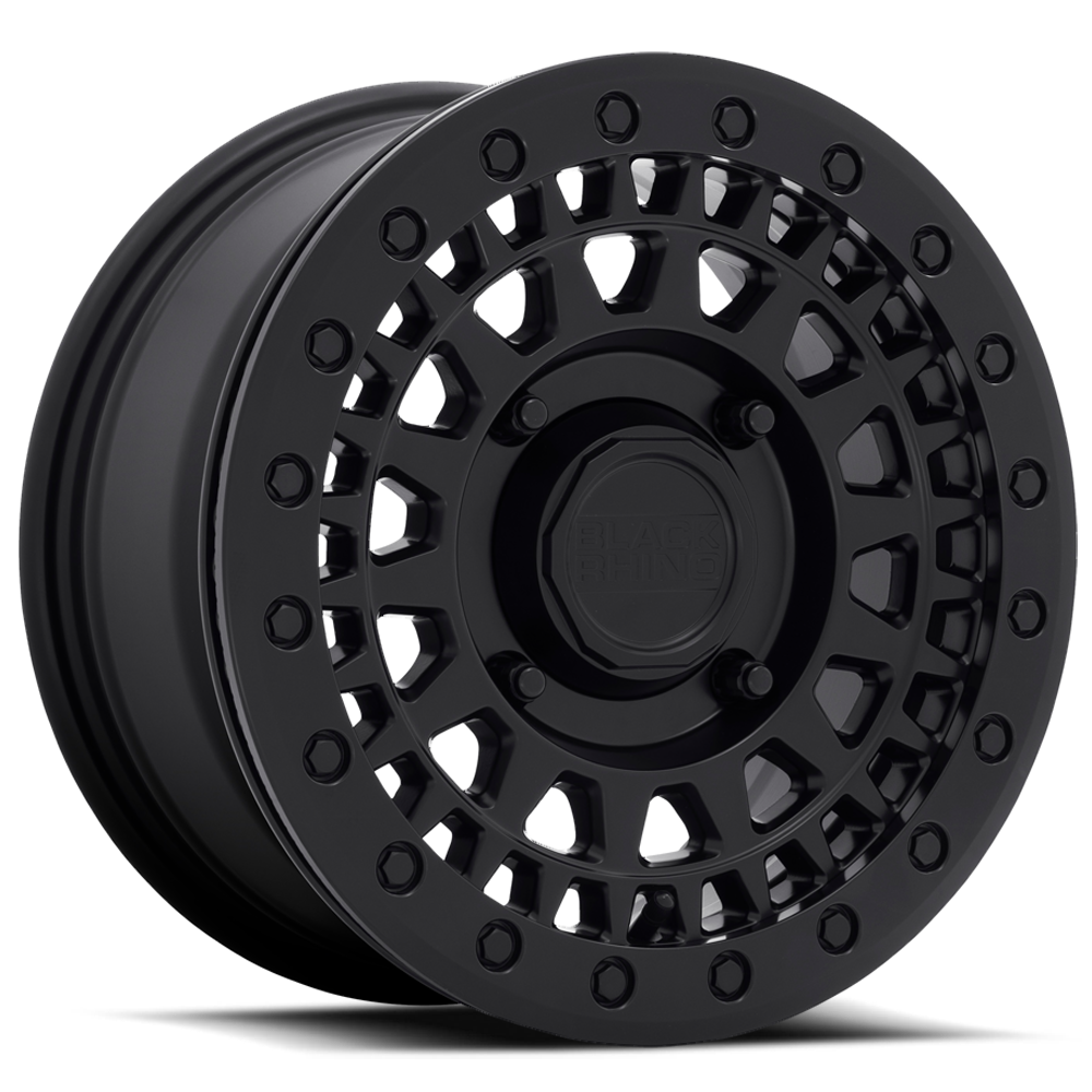 Black Rhino Parker Beadlock UTV 15x7" 4x156mm 132mm CB +51mm Matte Black