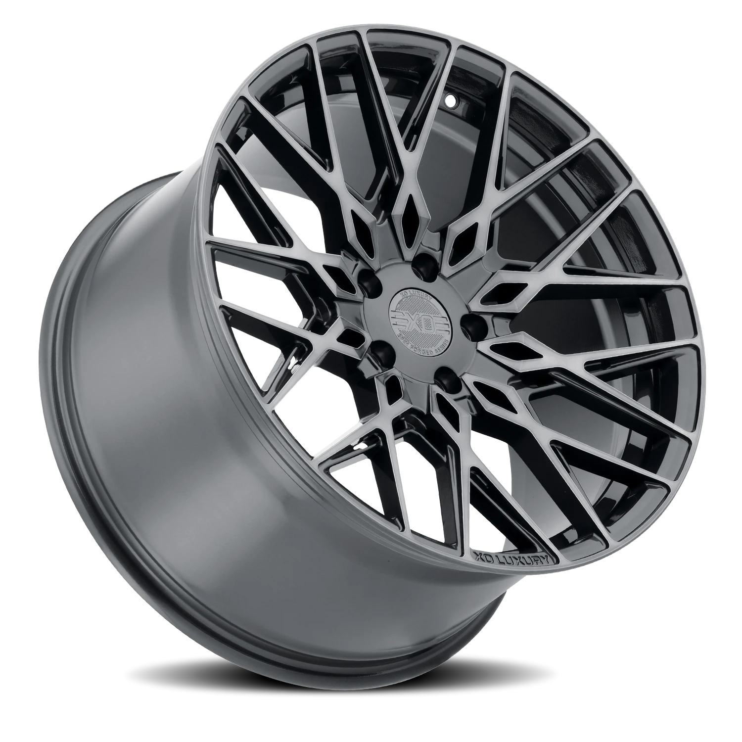 XO Luxury Phoenix 20x10.5" 5x108mm 66.6mm CB +42mm Gunmetal Brushed Gunmetal Face