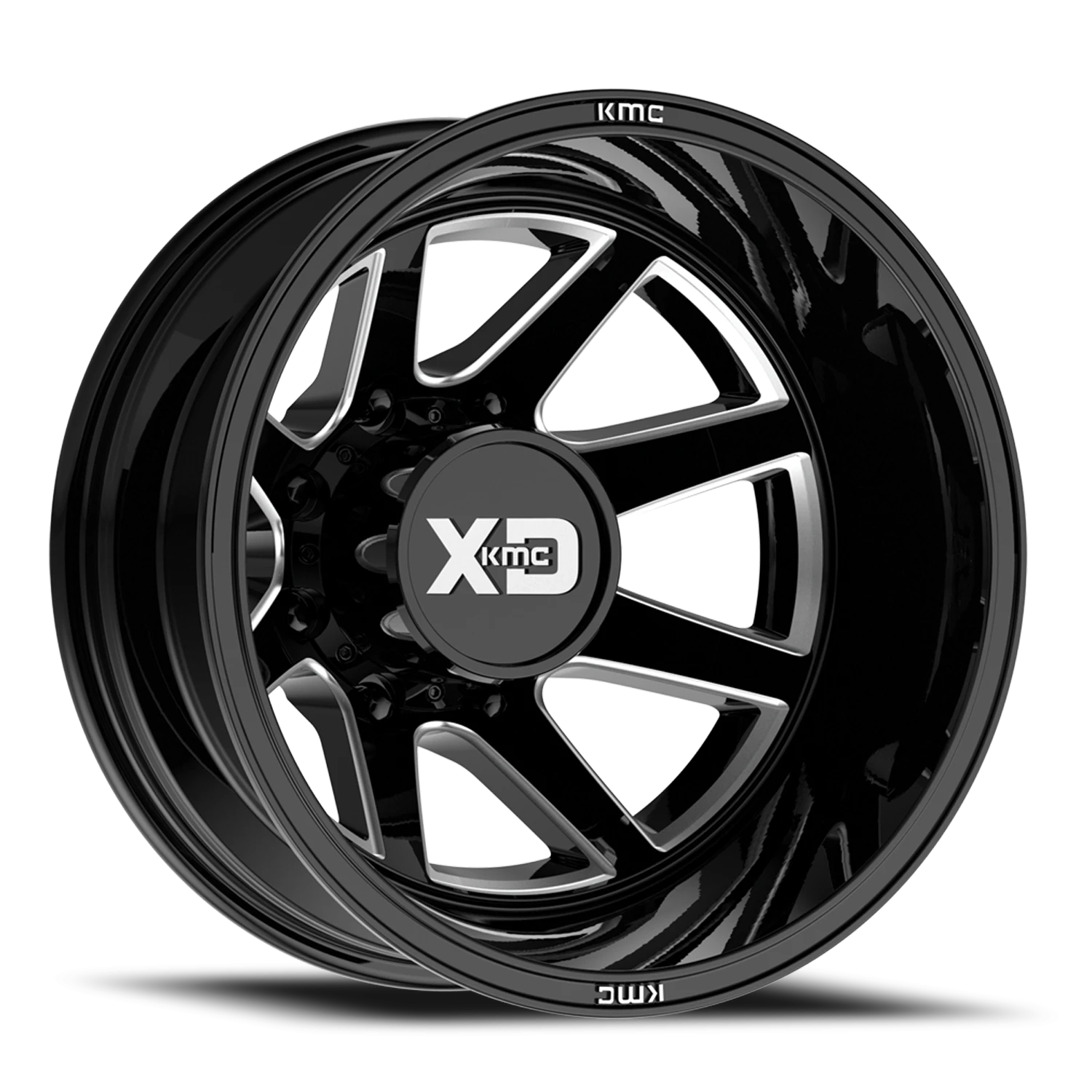 XD Series Pike Dually 22x8.3" 8x210mm 154.3mm CB -246mm Gloss Black Milled
