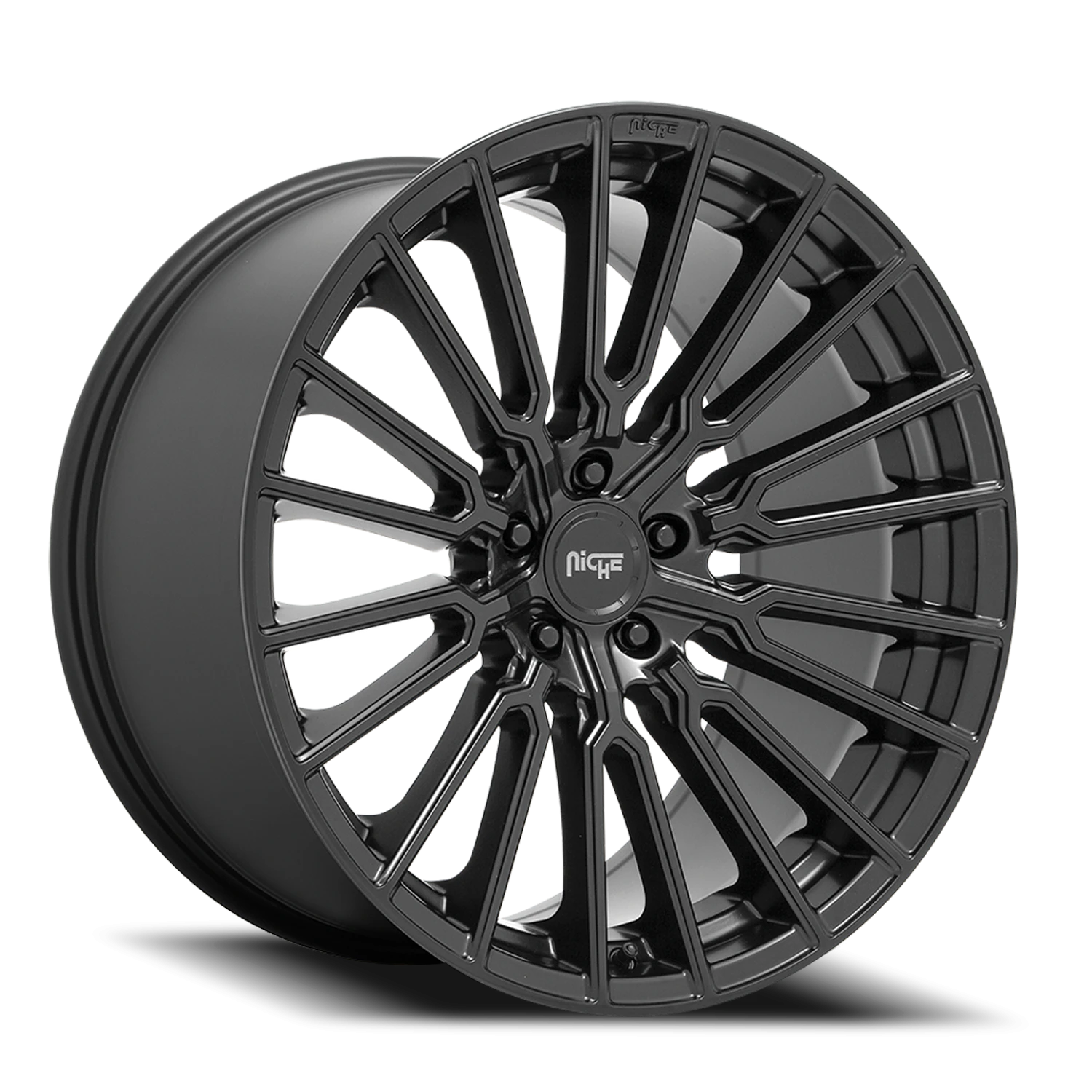 Niche Premio 20x10.5" 5x112mm 66.5mm CB +40mm Matte Black