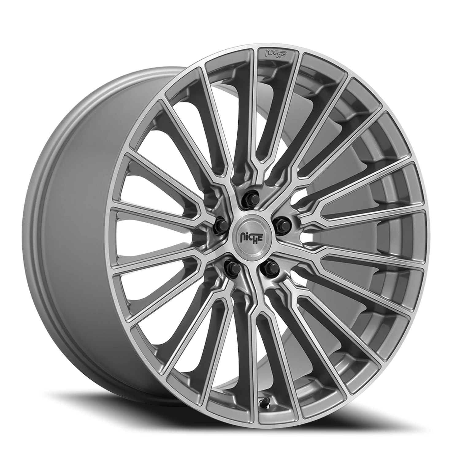 Niche Premio 20x10.5" 5x112mm 66.56mm CB +27mm Platinum