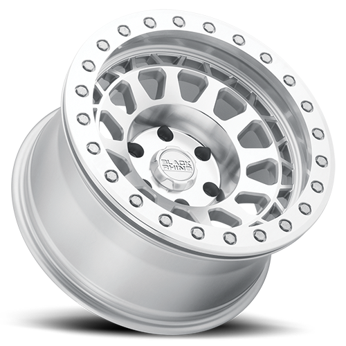 Black Rhino Primm 18x9.5" 6x139.7mm 112.1mm CB -12mm Silver Mirror Face-Mirror Lip Edge