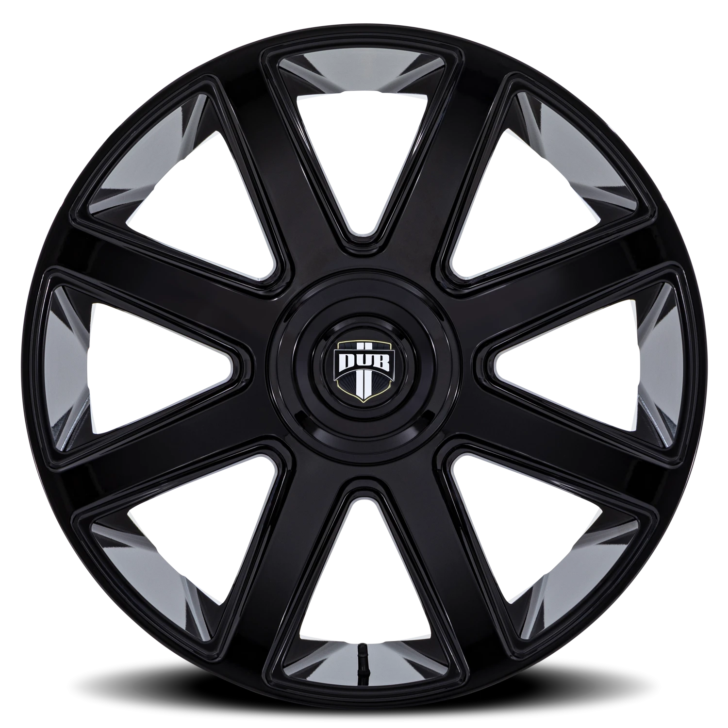 DUB Pull 24x10" 5x115mm 74.1mm CB +15mm Gloss Black
