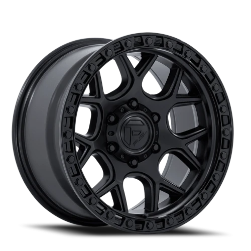 Fuel Puma 20x9 +1 6x139.7mm 106.1mm Matte Black Gloss Black Lip
