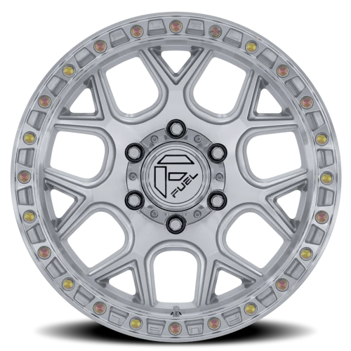 Fuel Puma 17x9 +1 6x135mm 87.1mm Gloss Silver Machined Face