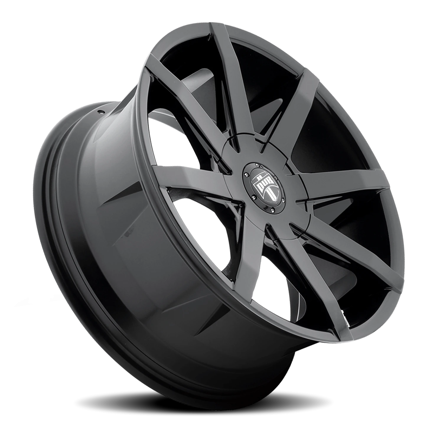 DUB Push 20x8.5" 5x108mm 72.6mm CB +45mm Gloss Black