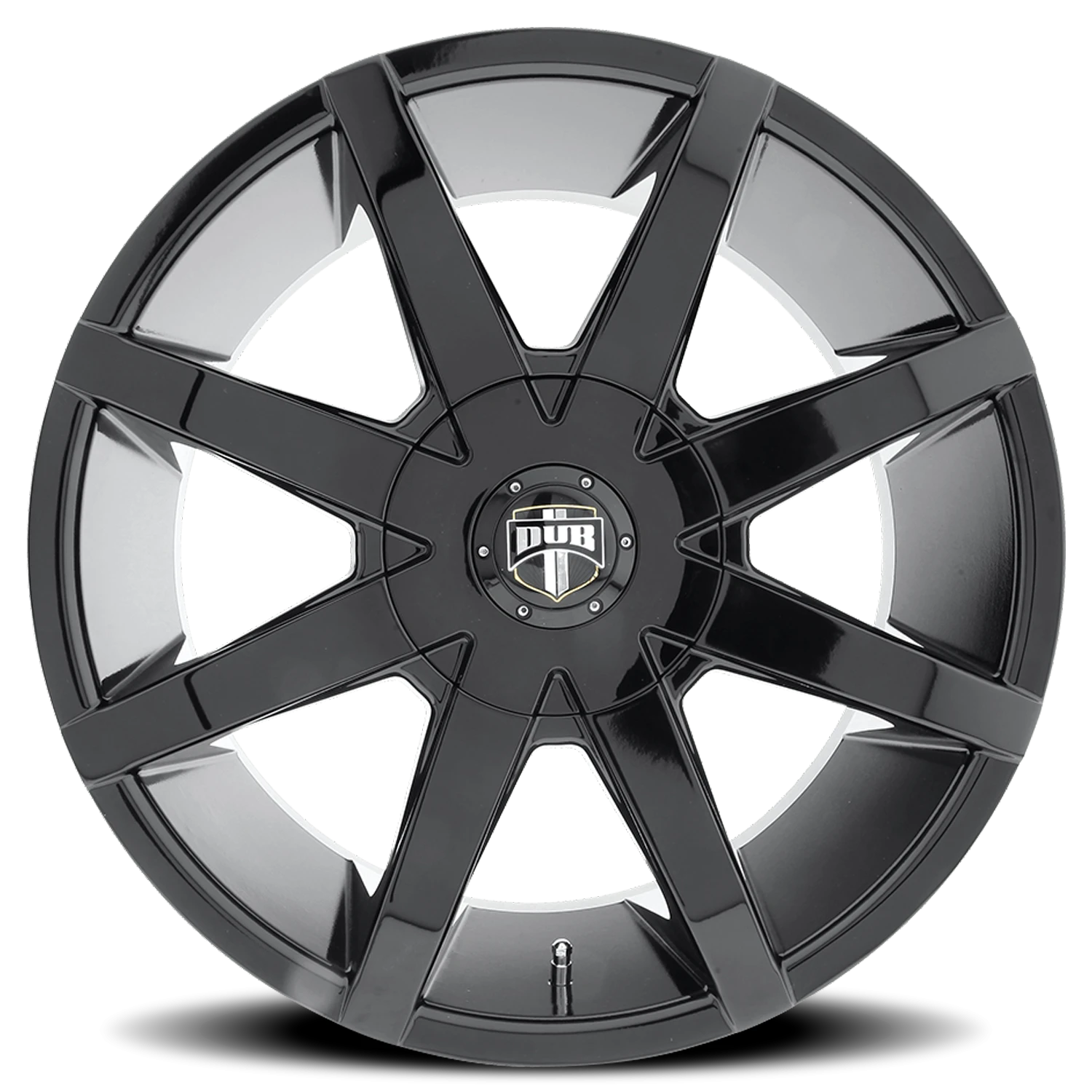 DUB Push 20x8.5" 5x114.3mm 72.6mm CB +35mm Gloss Black