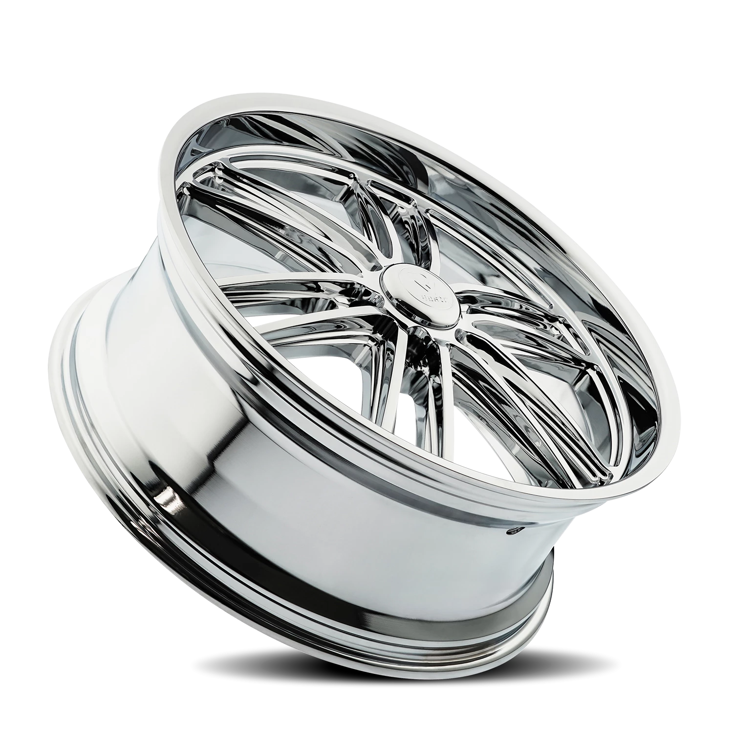 Resto R103 C 24x10" 6x139.7mm 106.1mm CB +25mm Chrome Chrome Plated Milled Window