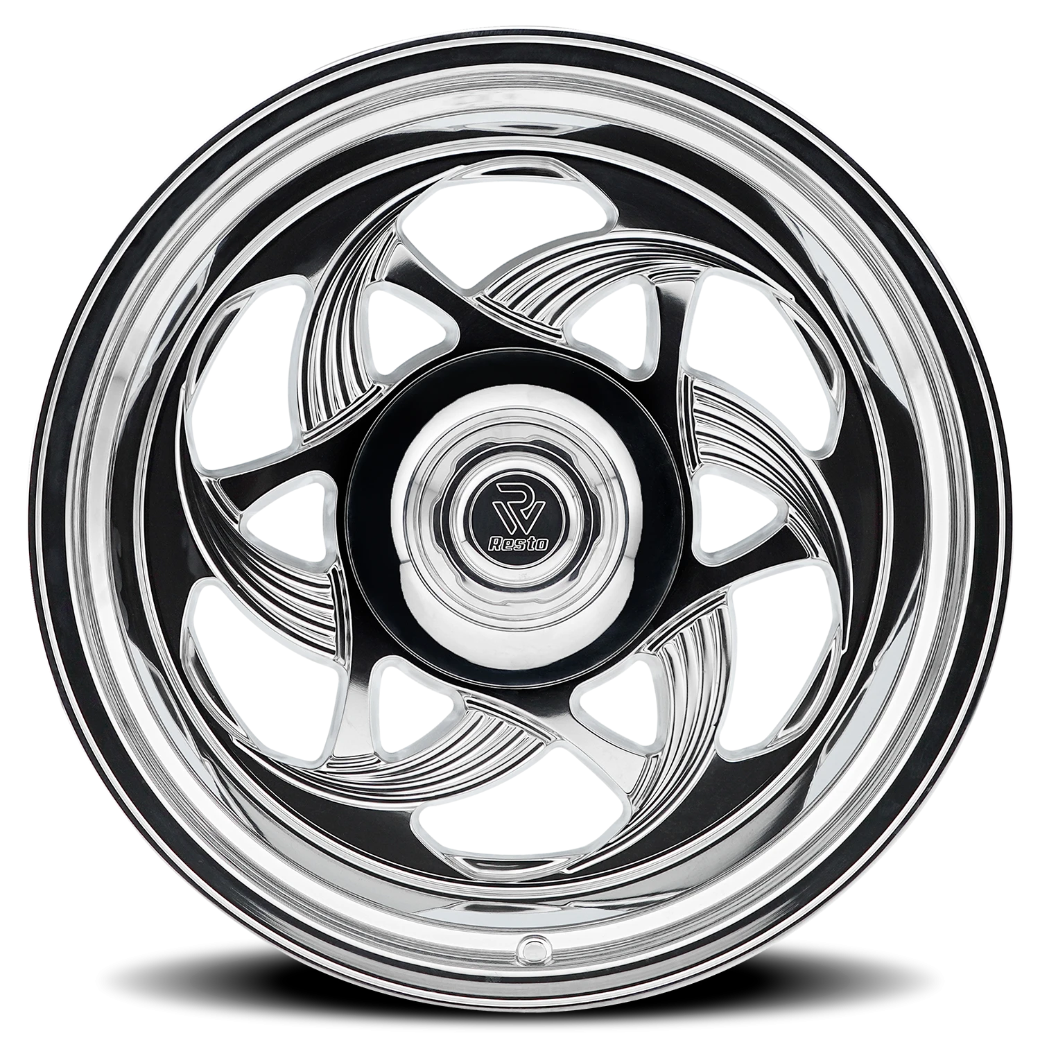 Resto R104 P 18x11" 5x127mm 87.1mm CB -25mm Polished Milled