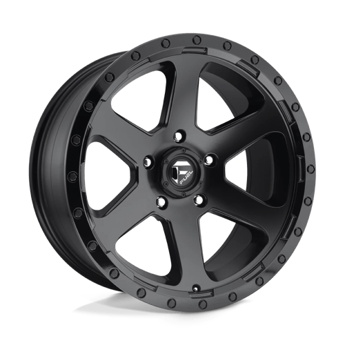 <b>Fuel Wheels</b> RIPPER -<br> Matte Black Gloss Black Lip