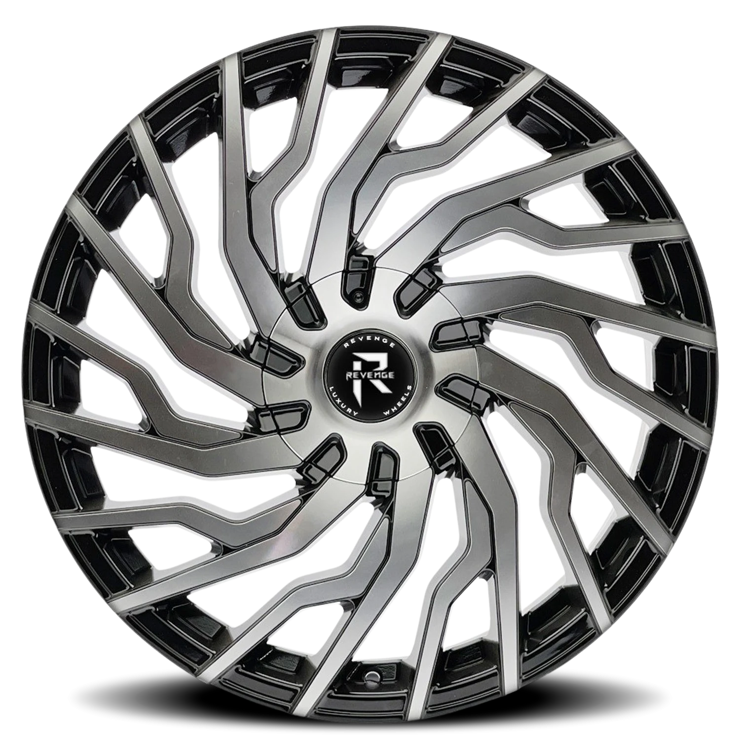 Revenge Luxury RL-101 20x8.5" 5x110mm 74.1mm CB +35mm Black Machined