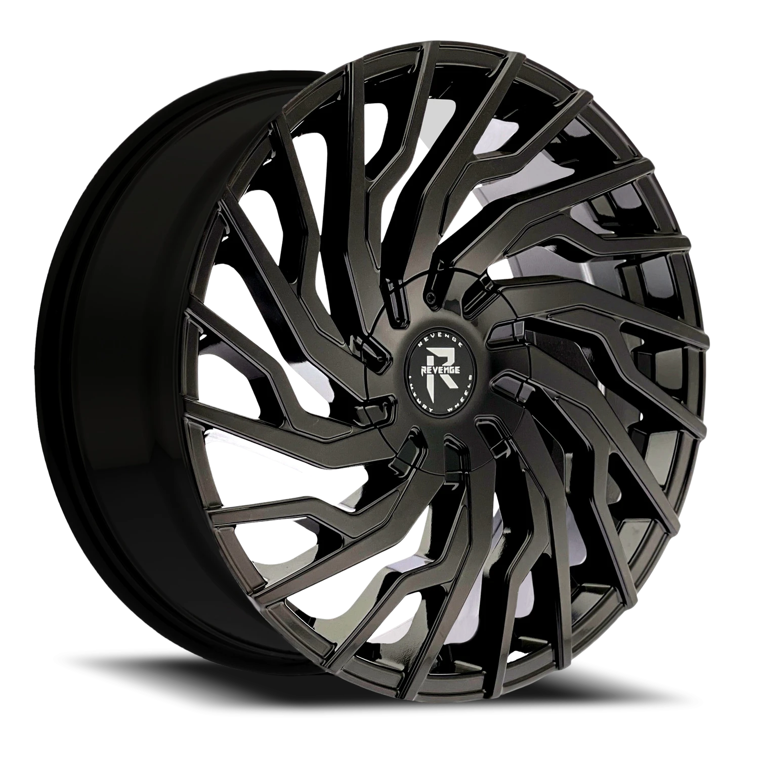 Revenge Luxury RL-101 26x10" 6x135mm 87.1mm CB +25mm Gloss Black