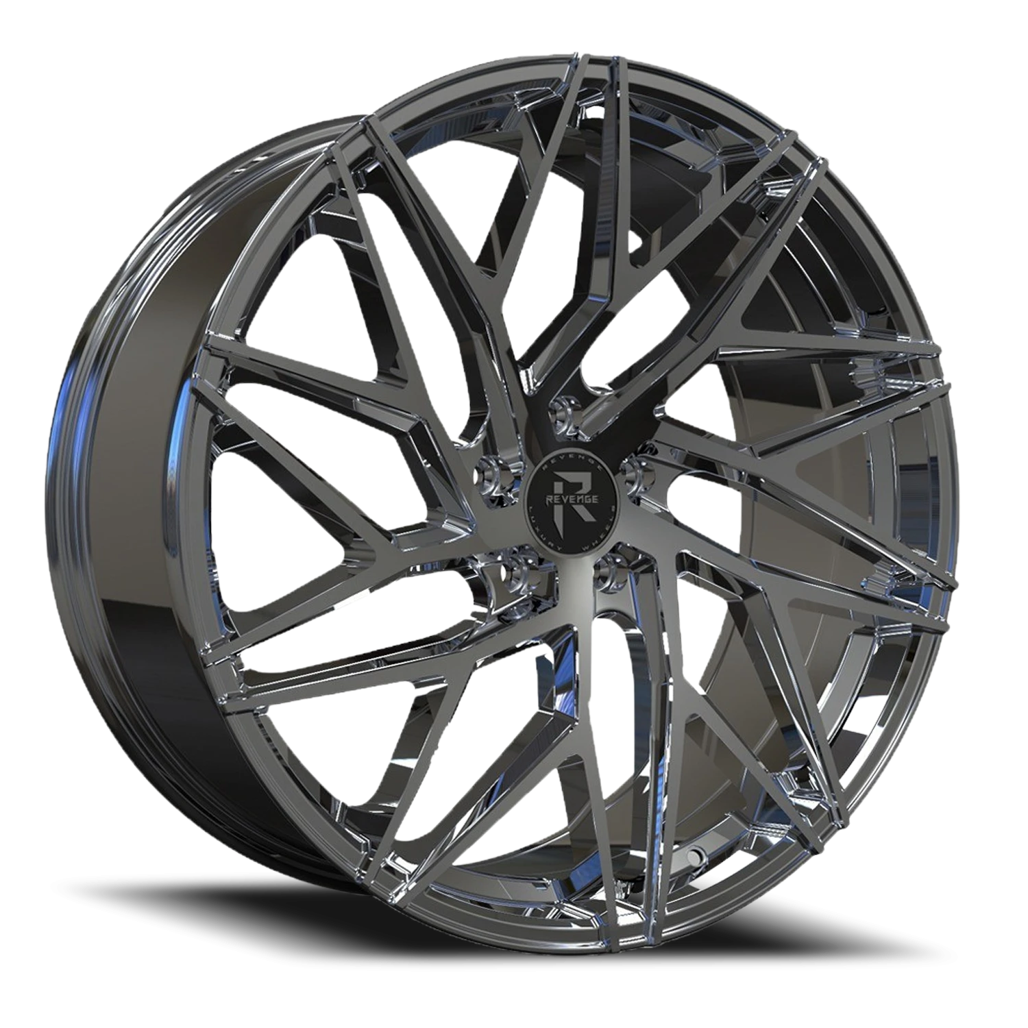 Revenge Luxury RL-102 22x9" 5x112mm 66.56mm CB +35mm Chrome