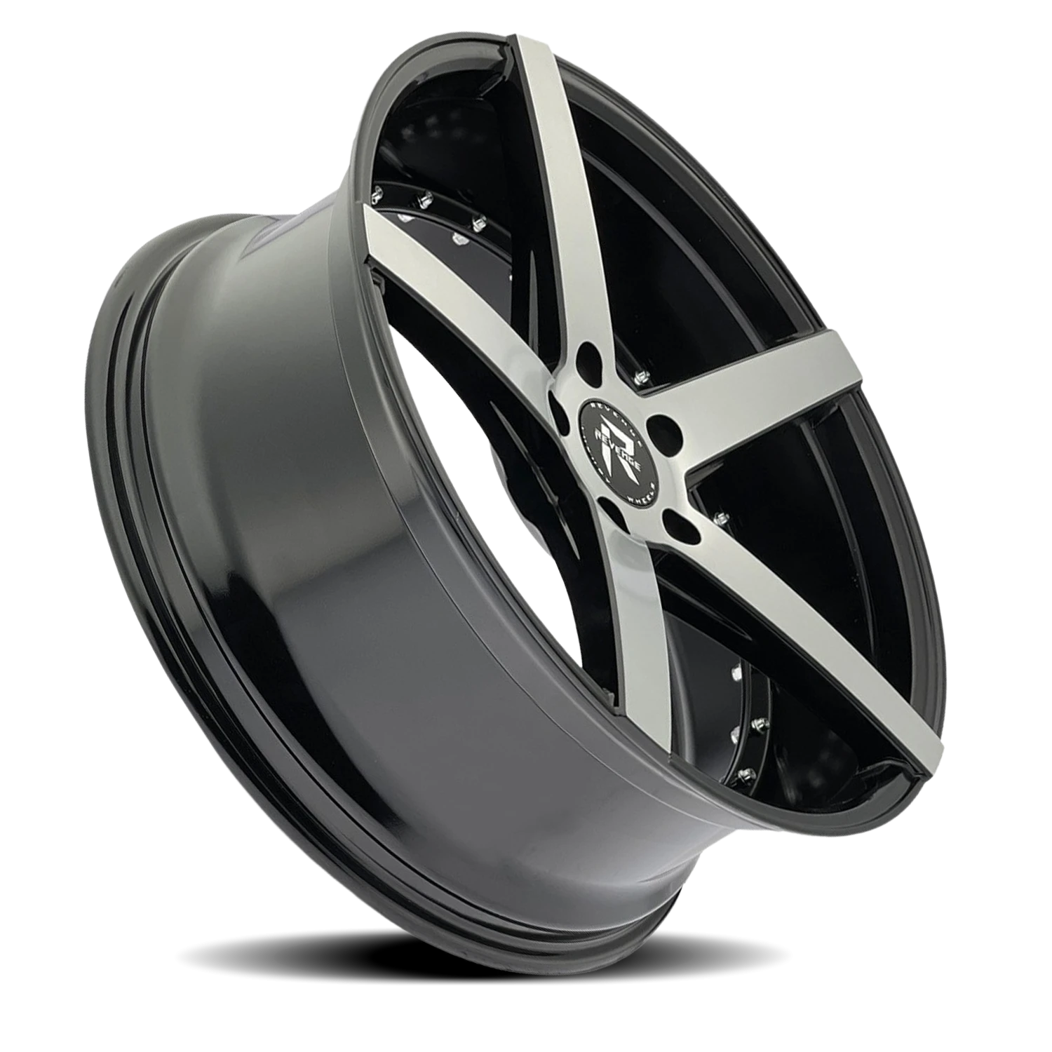 Revenge Luxury RL-103 20x8.5" 5x120mm 74.1mm CB +35mm Black Machined