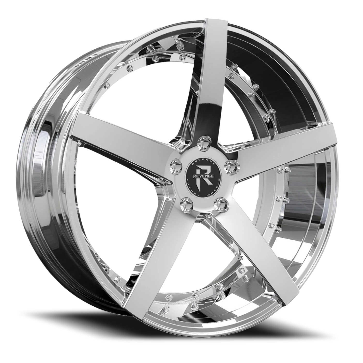 Revenge Luxury RL-103 20x8.5" 5x114.3mm 74.1mm CB +35mm Chrome