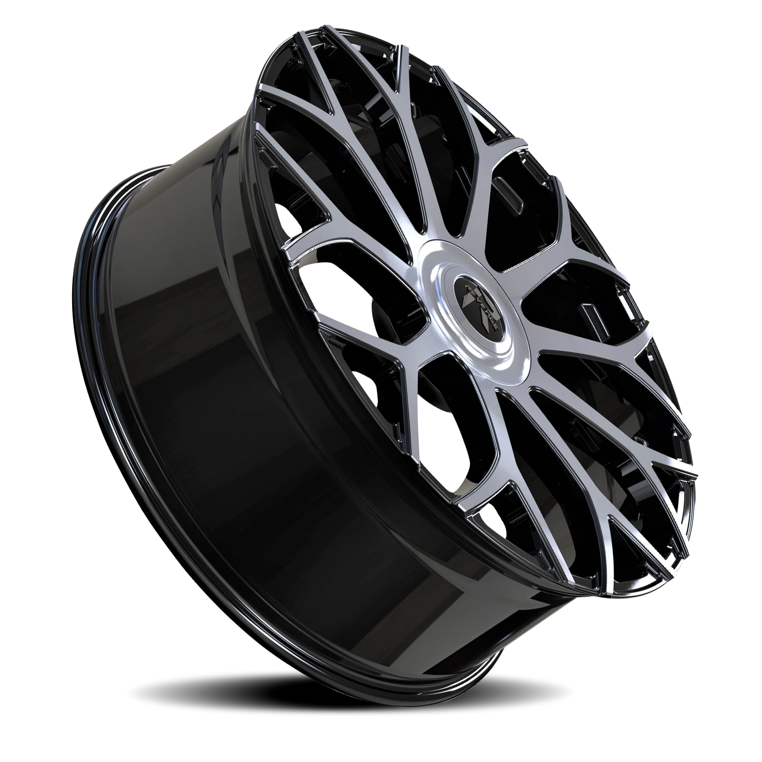 Revenge Luxury RL105-Big Floater Cap Special Edition 24x9" 6x135mm 87.1mm CB +25mm Black Machined