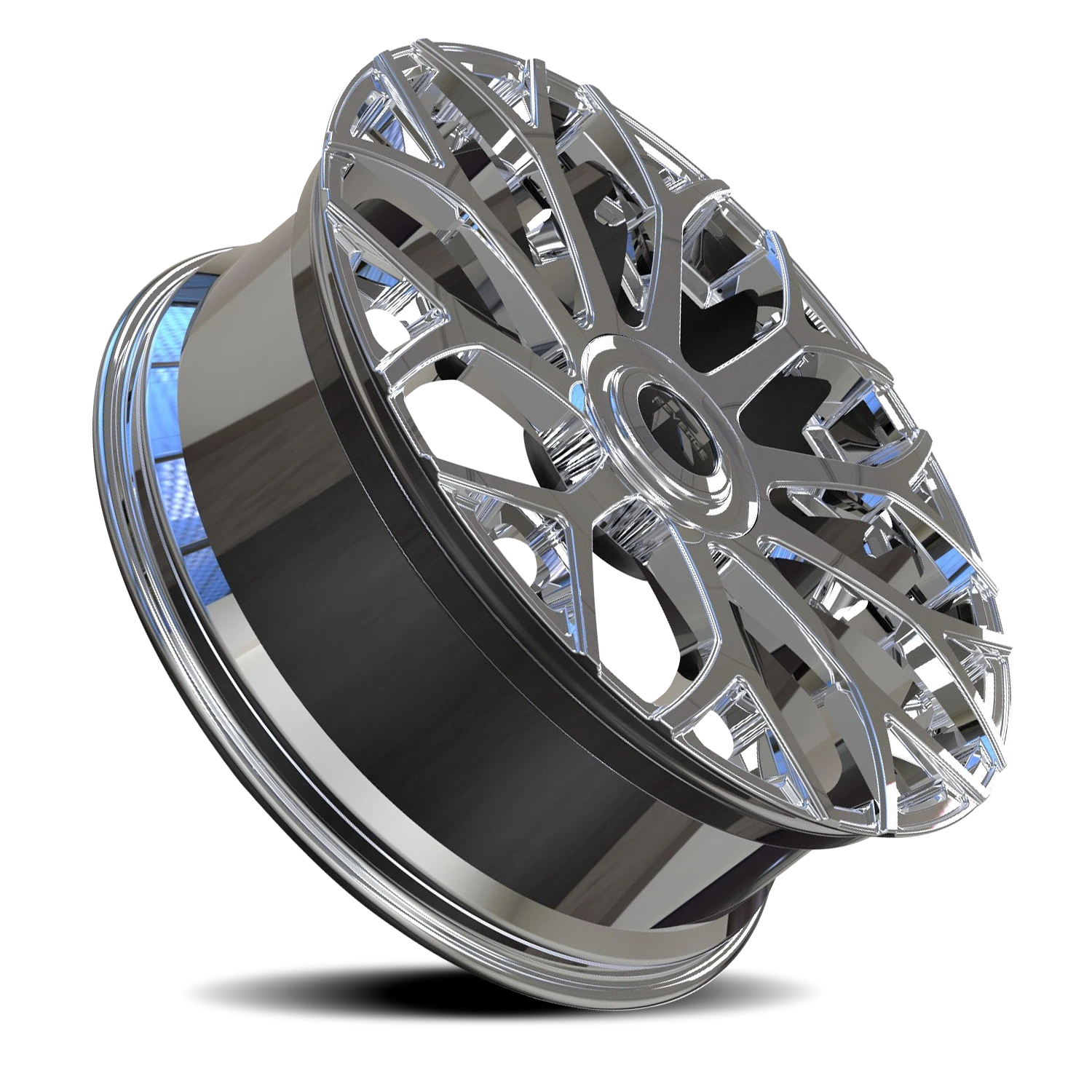Revenge Luxury RL105-Big Floater Cap Special Edition 28x9.5" 6x135mm 87.1mm CB +25mm Chrome