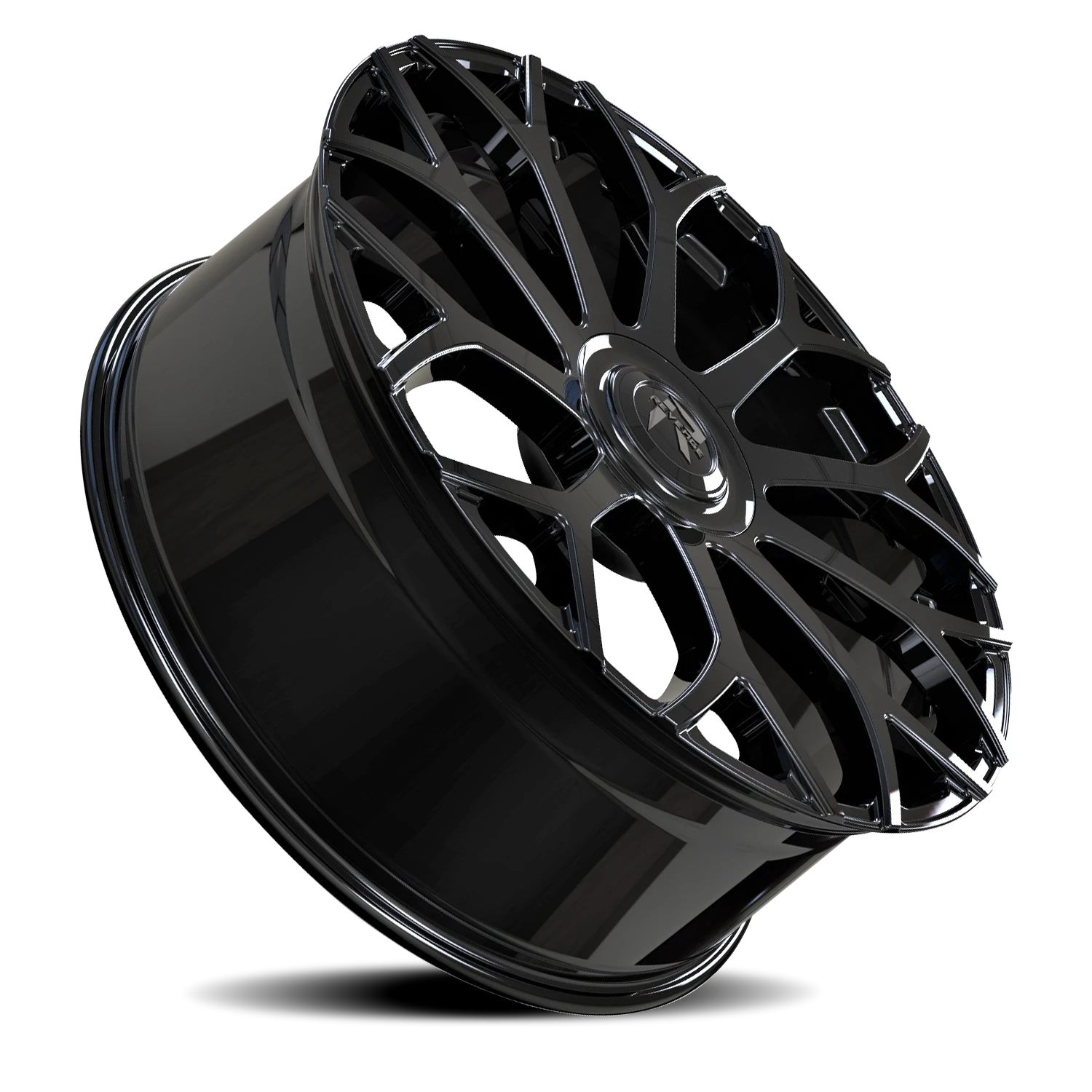 Revenge Luxury RL105-Big Floater Cap Special Edition 24x9" 6x135mm 87.1mm CB +25mm Gloss Black