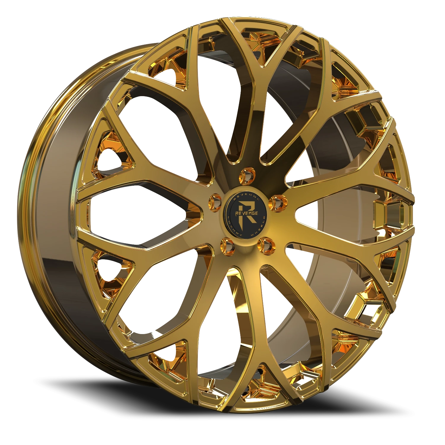 Revenge Luxury RL-105 22x9" 5x112mm 66.56mm CB +35mm Gold