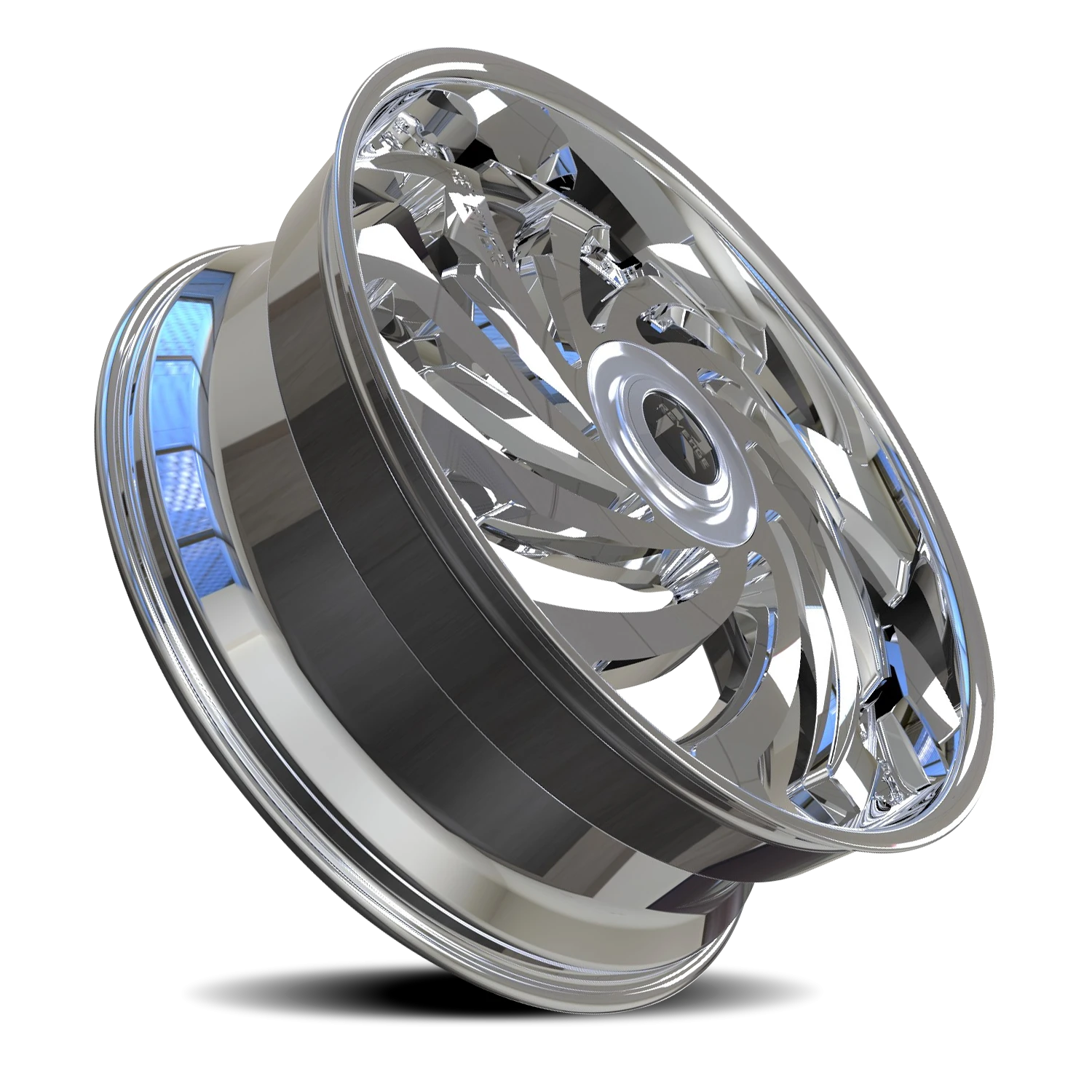 Revenge Luxury RL108-Big Floater Cap Special Edition 26x9.5" 6x135mm 87.1mm CB +25mm Chrome