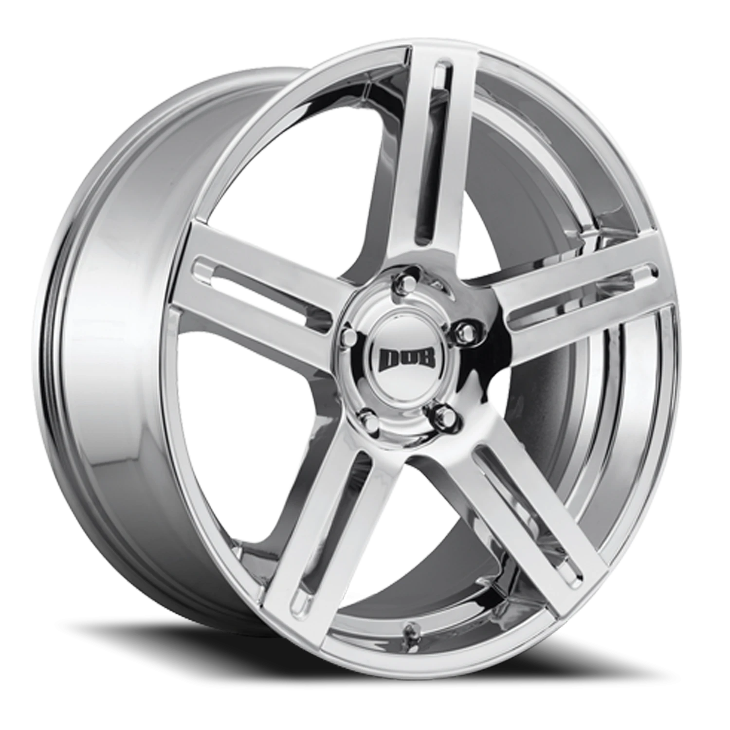 DUB ROC 22x9.5" 6x139.7mm 106.3mm CB +30mm Chrome