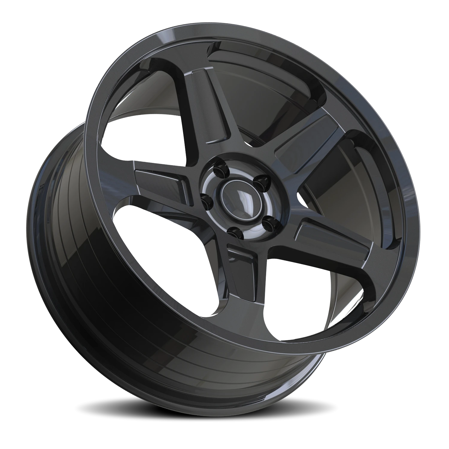 Revenge OE Designs RS-18 20x9" 5x115mm 71.5mm CB +25mm Black Gloss Black Cap