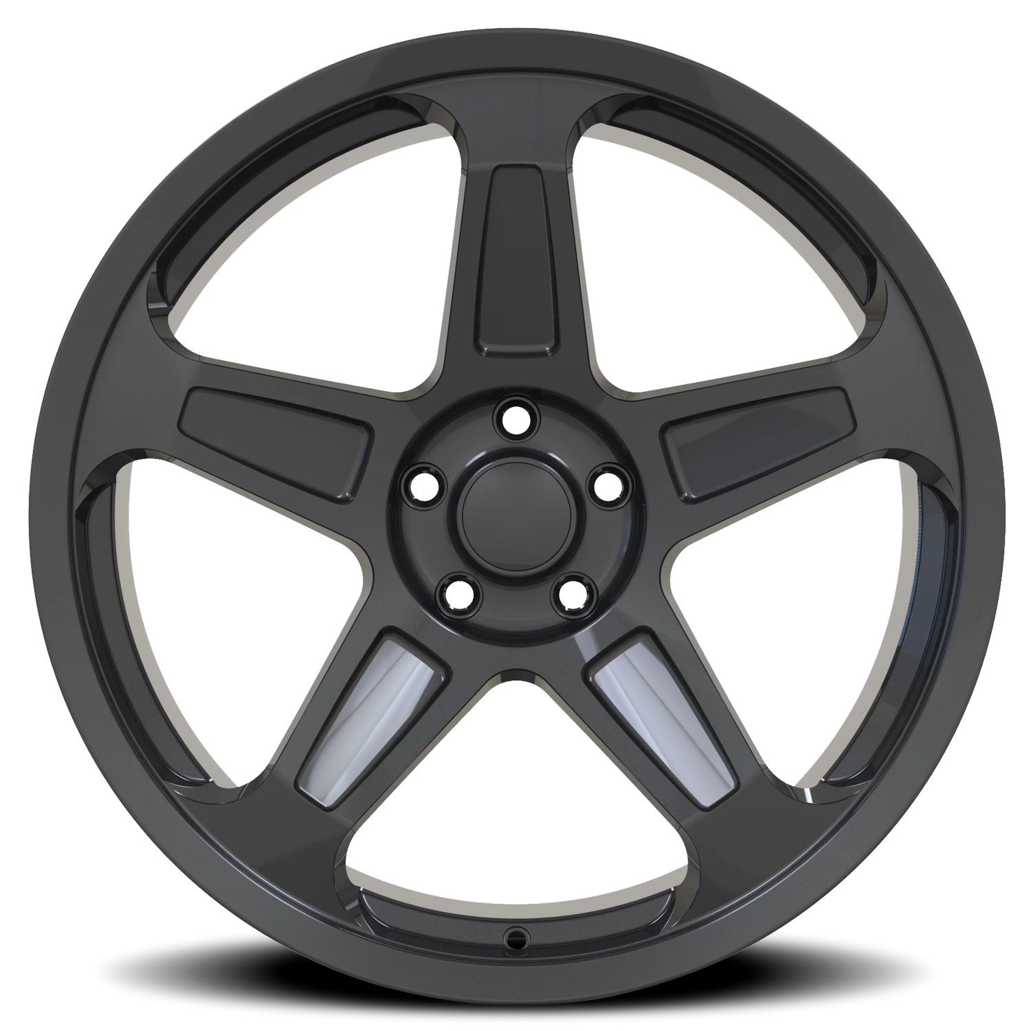 Revenge OE Designs RS-18 20x9" 5x115mm 71.5mm CB +25mm Black Gloss Black Cap