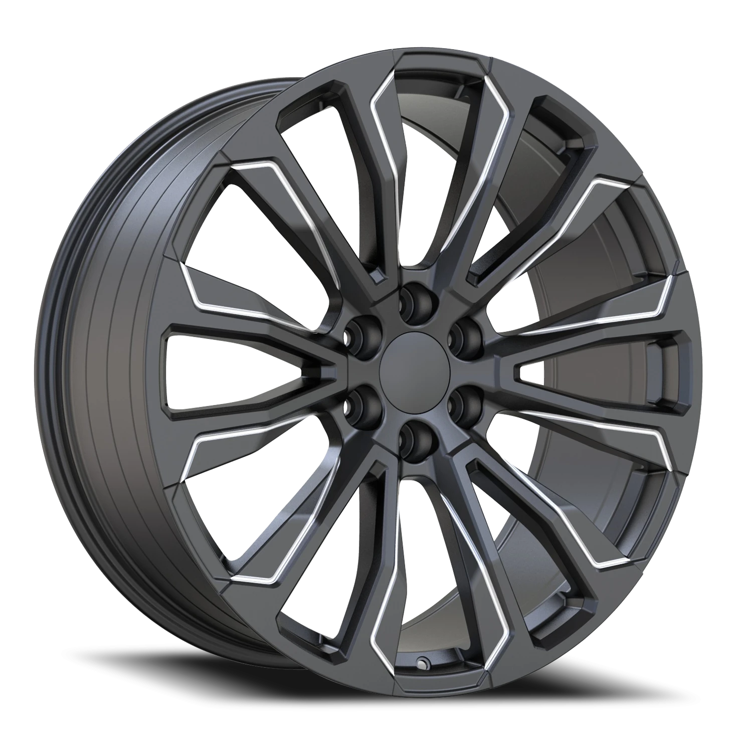 Revenge OE Designs RS-40 22x9" 6x139.7mm 78.1mm CB +31mm Gloss Black Milled