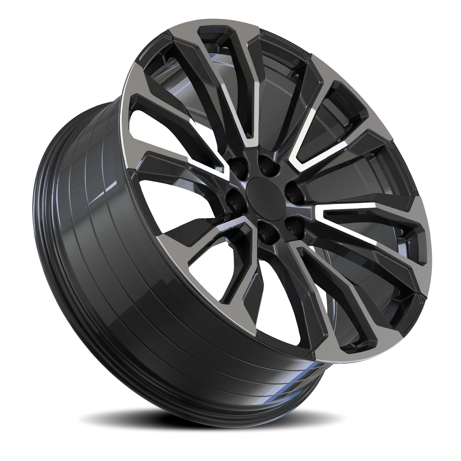 Revenge OE Designs RS-40 26x10" 6x139.7mm 78.1mm CB +31mm Gloss Black Machined Face