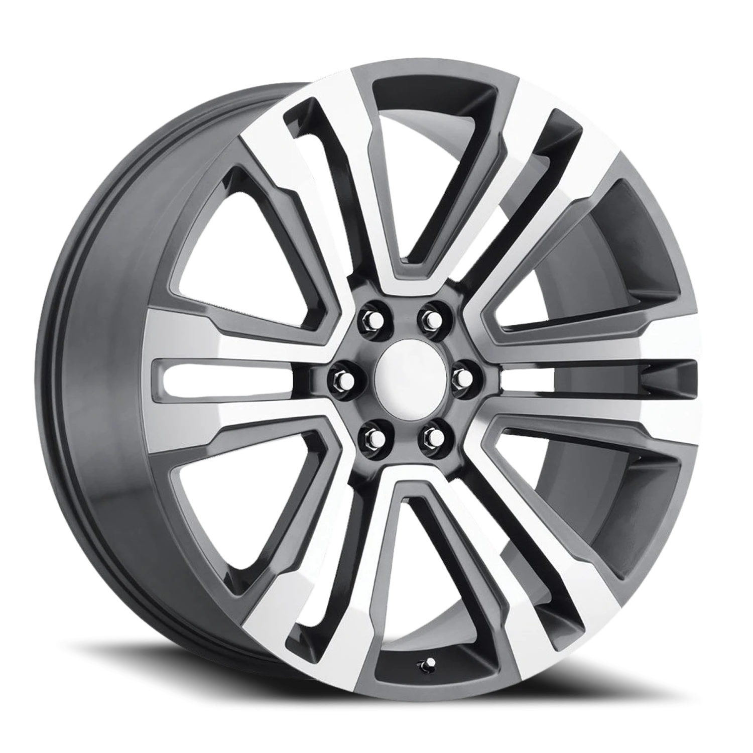 Revenge OE Designs RS-72 22x9" 6x139.7mm 78.1mm CB +31mm Gunmetal Machined Face