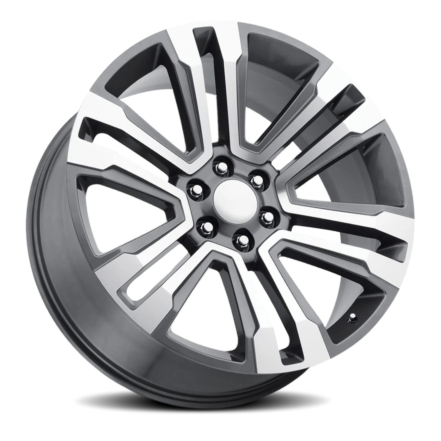 Revenge OE Designs RS-72 22x9" 6x139.7mm 78.1mm CB +31mm Gunmetal Machined Face