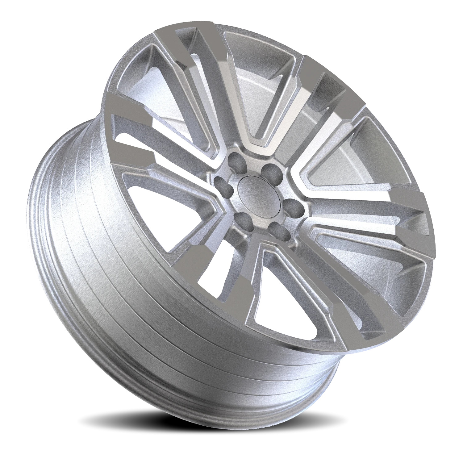 Revenge OE Designs RS-72 22x9" 6x139.7mm 78.1mm CB +31mm Silver Machined Face