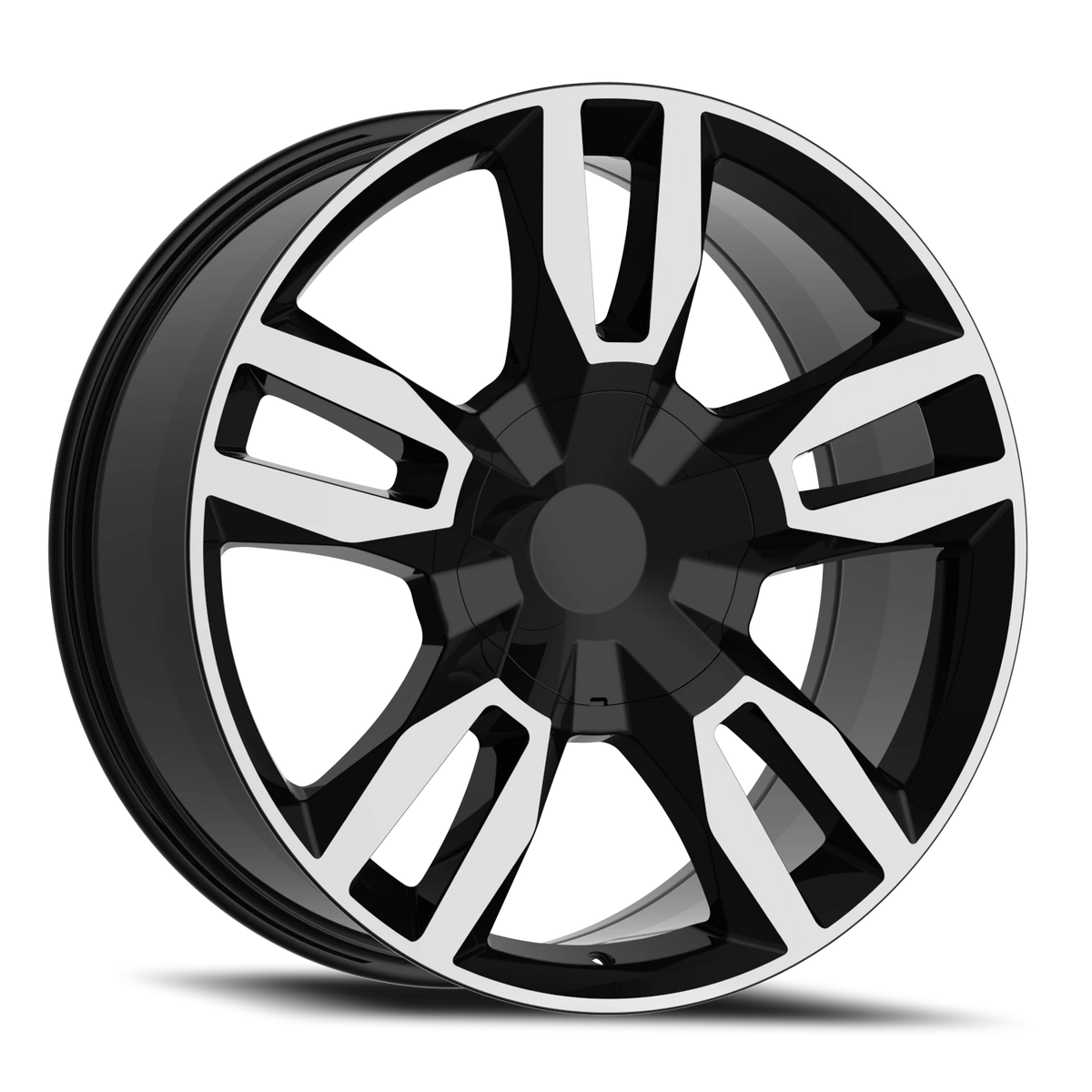 Replica Alloys RST 22x9 +24 6x139.7mm 78.1mm Gloss Black Machined Face