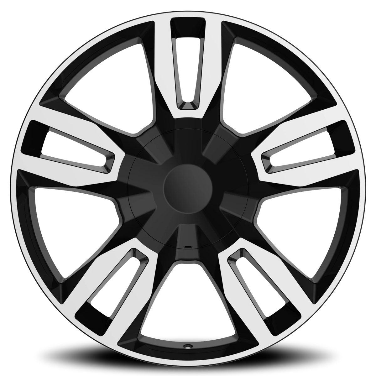 Replica Alloys RST 22x9 +24 6x139.7mm 78.1mm Gloss Black Machined Face