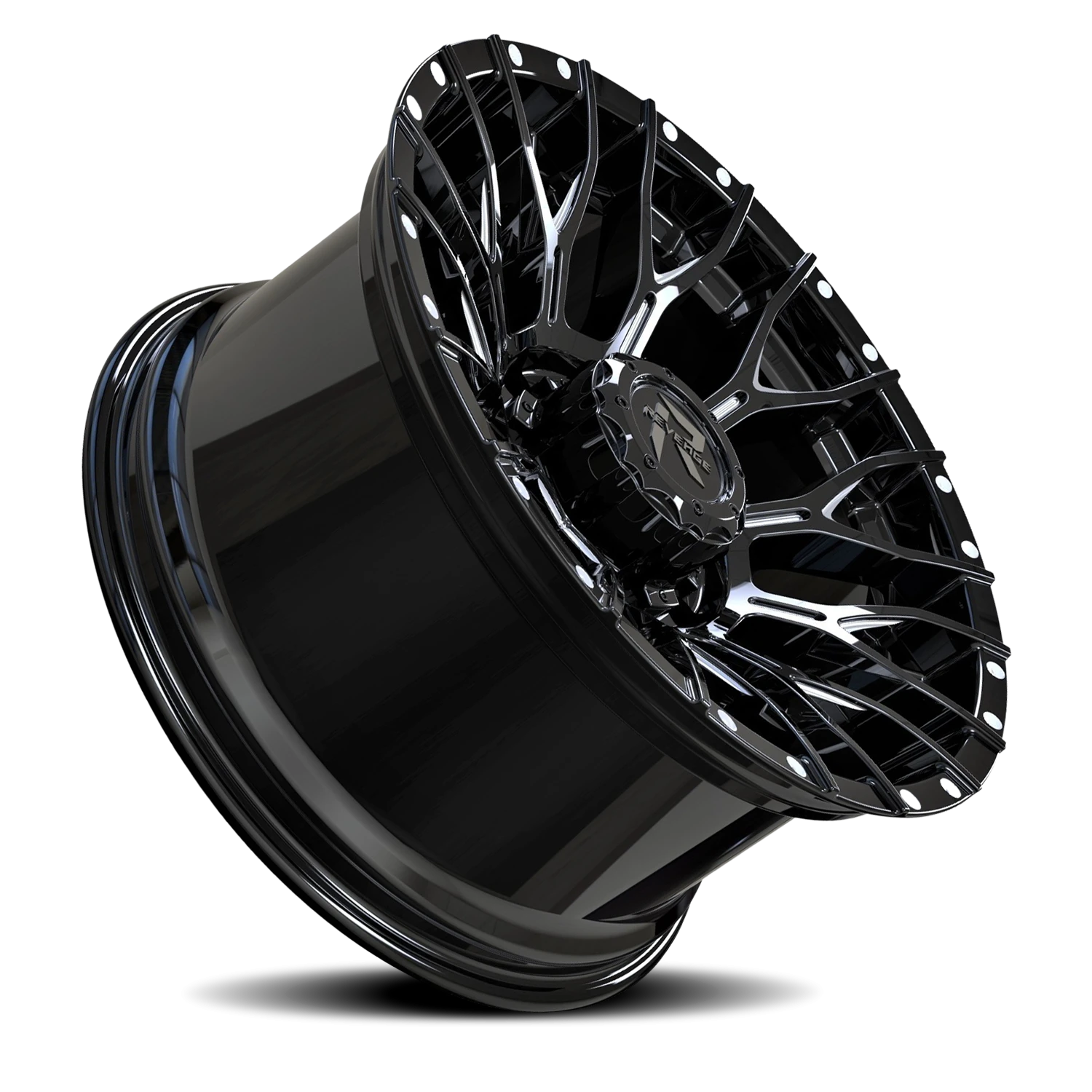 Revenge Offroad RV201 22x12" 5x127mm 87.1mm CB -44mm Black Milled